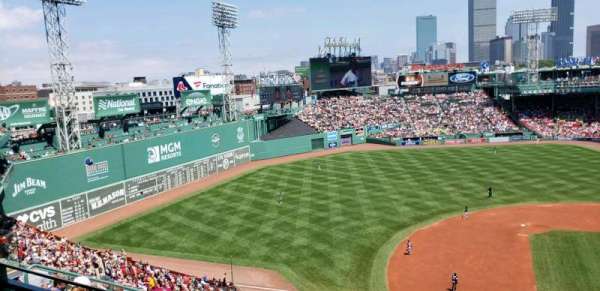 Fenway Park, section: Pavilion Box 8, row: B, seat: 7
