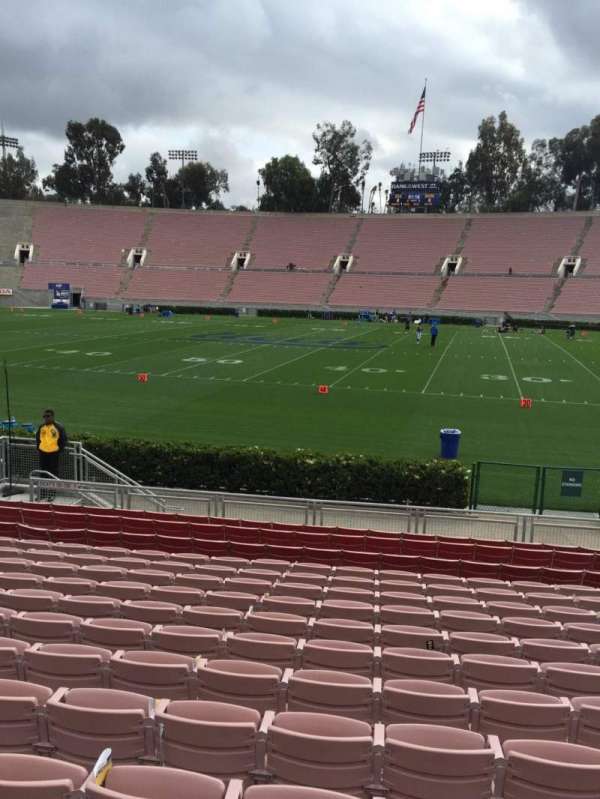 Rose Bowl, section: 20-H, row: 13