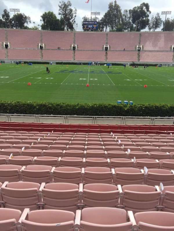 Rose Bowl, section: 19-L, row: 13