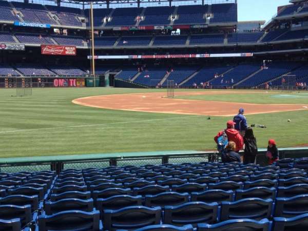 Citizens Bank Park, section: 135, row: 13, seat: 9
