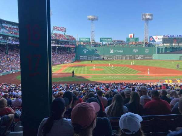 Fenway Park, section: Grandstand 16, row: 4, seat: 25