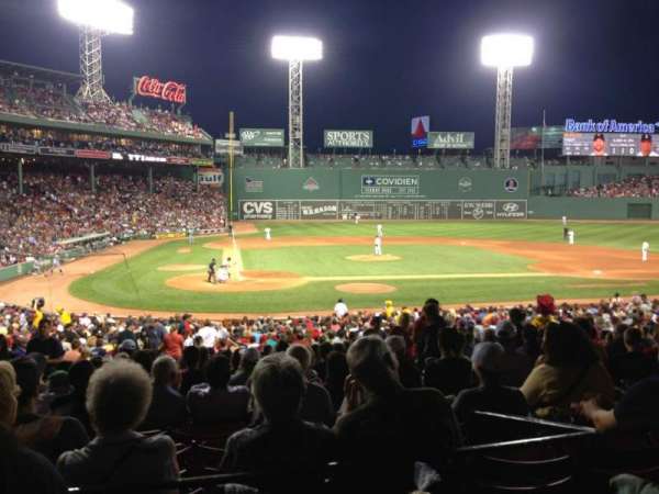 Fenway Park, section: Grandstand 17, row: 2, seat: 13