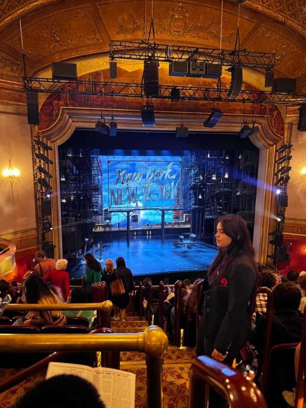 St. James Theatre, section: Mezzanine L, row: K, seat: 1