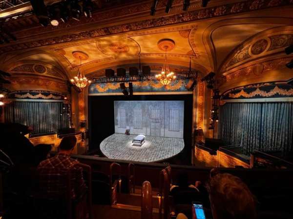 Gerald Schoenfeld Theatre, section: Mezzanine R, row: E, seat: 2