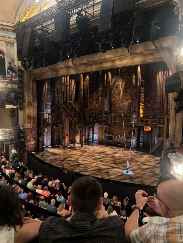 Victoria Palace Theatre, section: Royal Circle, row: B, seat: 3