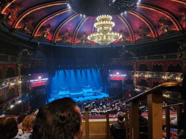 The Venetian Theatre, section: 12, row: BE, seat: 60