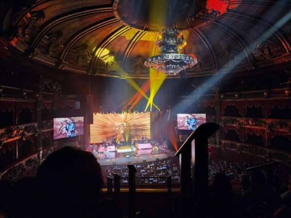 The Venetian Theatre, section: 12, row: BE, seat: 60