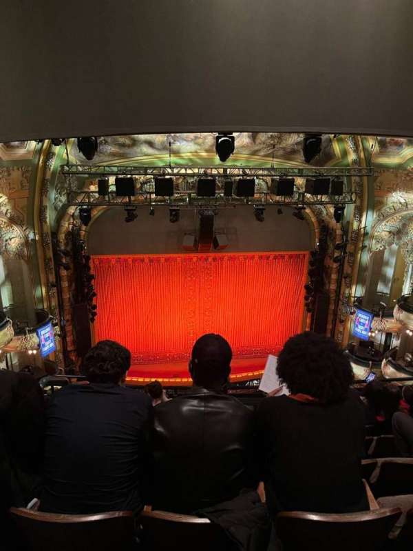 New Amsterdam Theatre, section: Balcony C, row: G, seat: 115