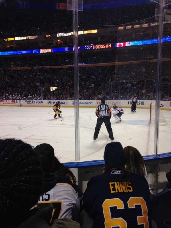 KeyBank Center, section: 114, row: 4, seat: 3