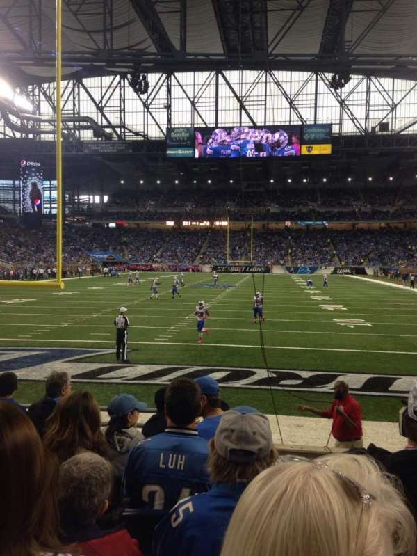 Ford Field, section: 117, row: 6, seat: 15