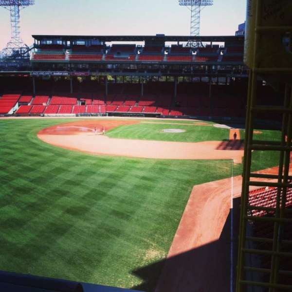 Fenway Park, section: Green Monster 1, row: 1, seat: 1