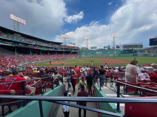 Fenway Park, section: Loge Box 116, row: FF, seat: 2