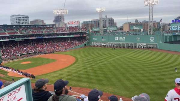 Fenway Park, section: Terrace A, row: 1, seat: 30