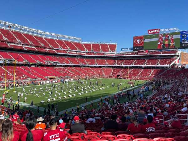 Levi's Stadium, section: 145, row: 35, seat: 17-18