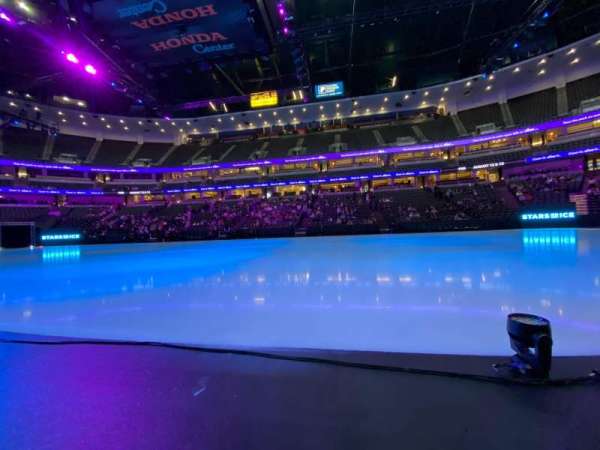 Honda Center, section: 207, row: 1, seat: 7