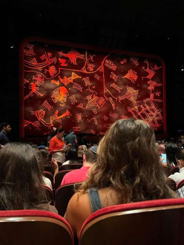 Minskoff Theatre, section: Orchestra C, row: P, seat: 102