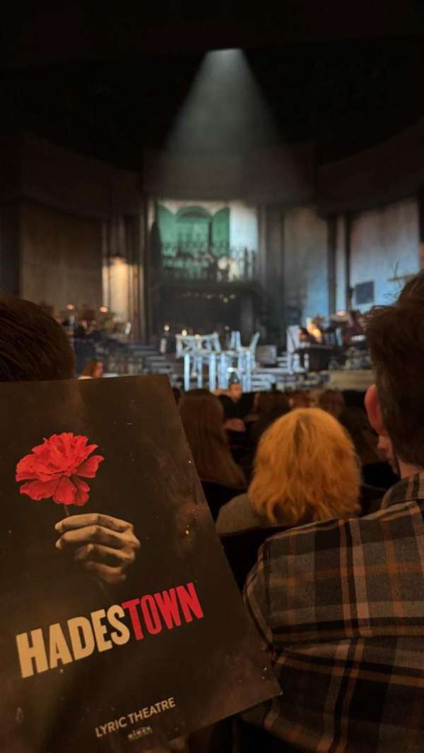 Lyric Theatre, West End, section: Stalls, row: L, seat: 9