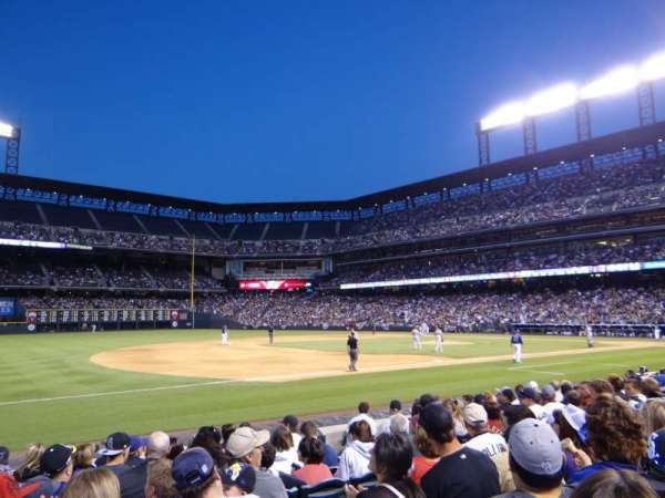 Coors Field, section: 142, row: 10, seat: 9
