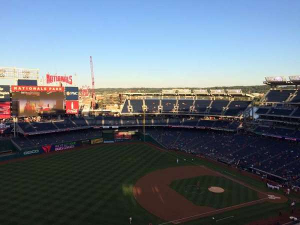 Nationals Park, section: 404, row: K, seat: 4