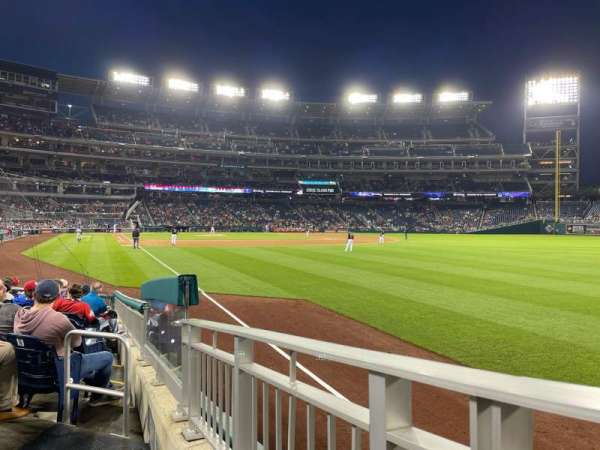 Nationals Park, section: 137, row: M, seat: 23