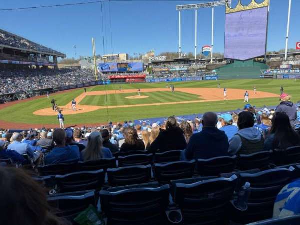 Kauffman Stadium, section: 132, row: T, seat: 3
