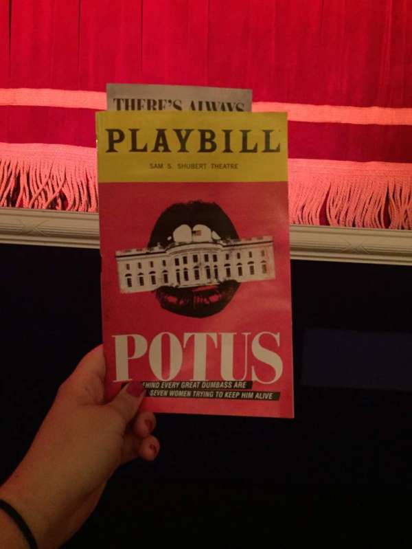 Shubert Theatre, section: Orchestra C, row: AA, seat: 109