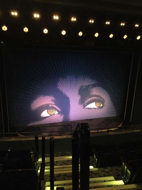 Lunt-Fontanne Theatre, section: Front Mezzanine L, row: E, seat: 1