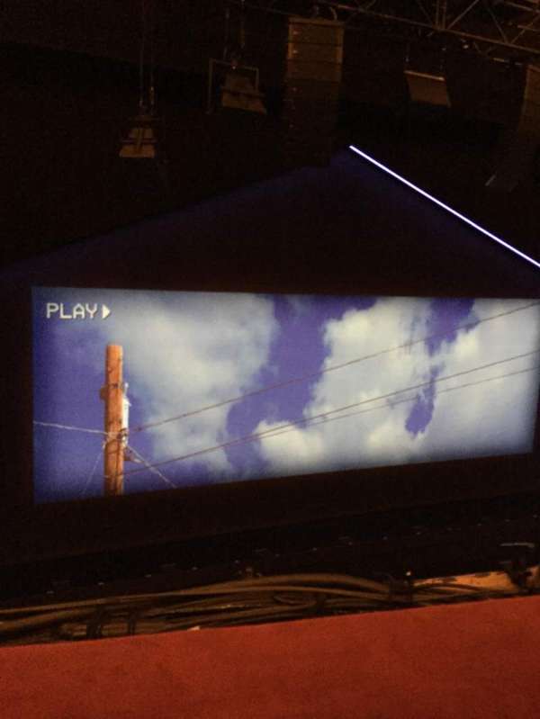 Booth Theatre, section: Mezzanine L, row: A, seat: 1