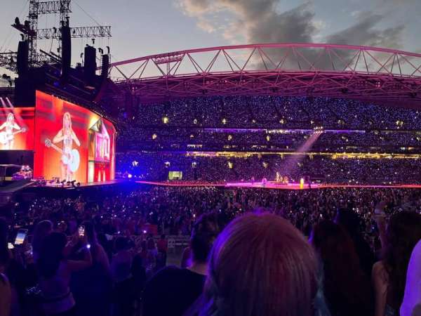 Accor Stadium, section: 105, row: 19, seat: 1