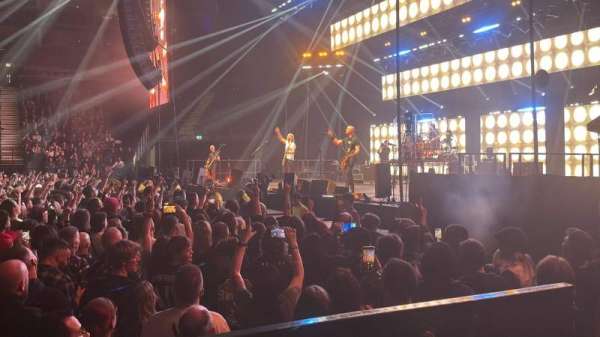 The O2, London, section: 112, row: D, seat: 383