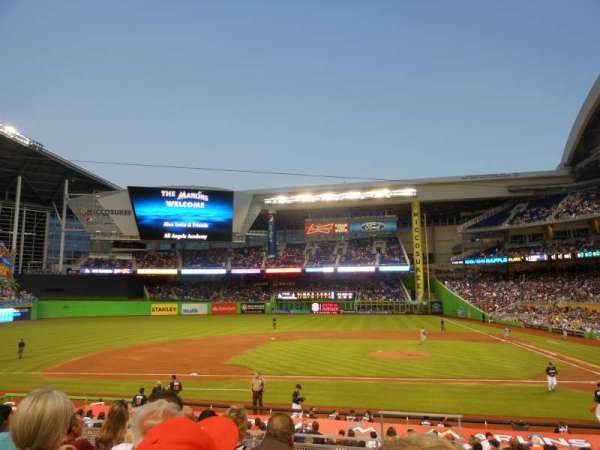 LoanDepot Park, section: 20, row: 6, seat: 2