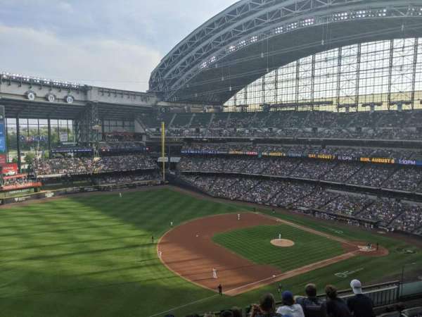 American Family Field, section: 433, row: 6, seat: 12