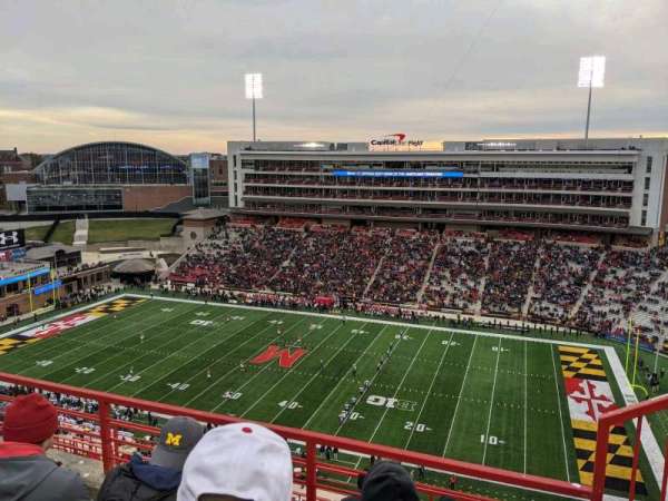 SECU Stadium, section: 309, row: J, seat: 21