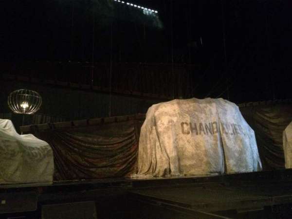 His Majesty's Theatre, London, section: Stalls, row: B, seat: 18