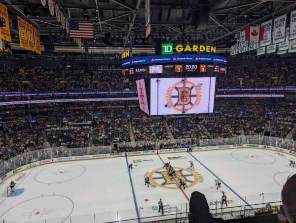 TD Garden, section: 317, row: 3, seat: 7