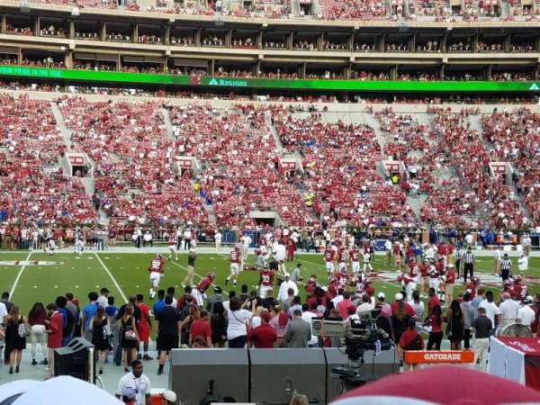 Bryant-Denny Stadium, section: J, row: 13, seat: 7 and 8