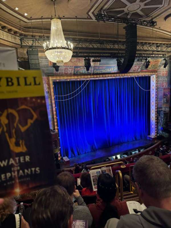 Imperial Theatre, section: Front Mezzanine L, row: F, seat: 102
