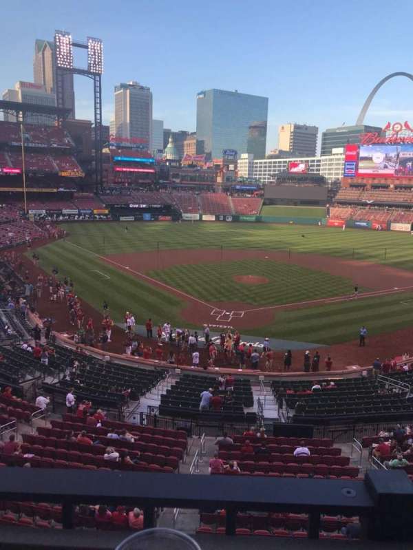 Busch Stadium, section: Redbird Roost, row: A, seat: 5