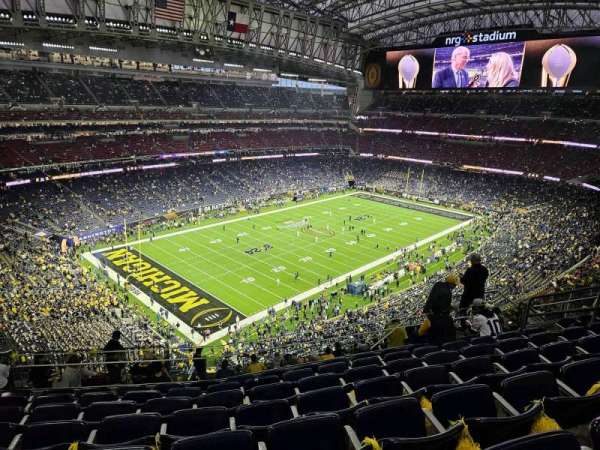 NRG Stadium, section: 641, row: G, seat: 12