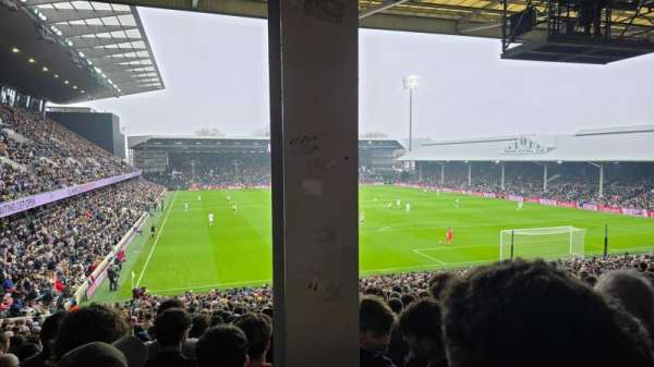 Craven Cottage, section: P6, row: LL, seat: 135