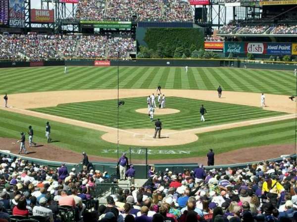 Coors Field, section: 130, row: 30, seat: 19