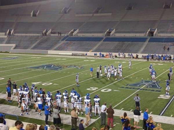 Simmons Bank Liberty Stadium, section: 102, row: 20, seat: 1