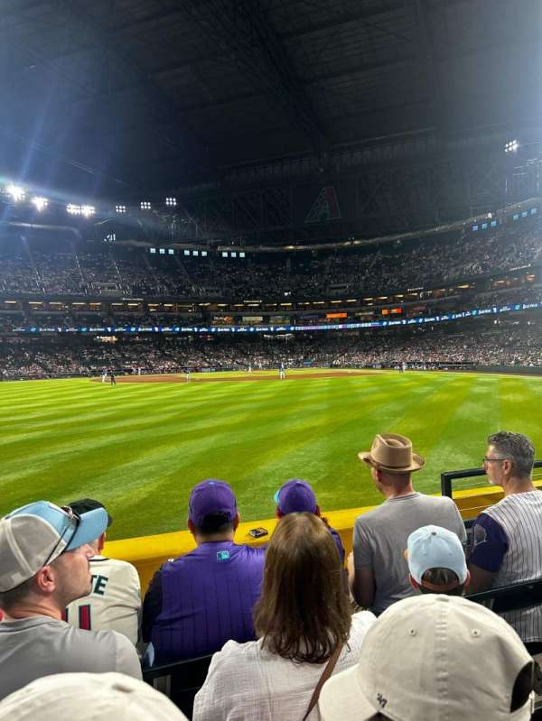 Chase Field, section: 143, row: 14, seat: 5