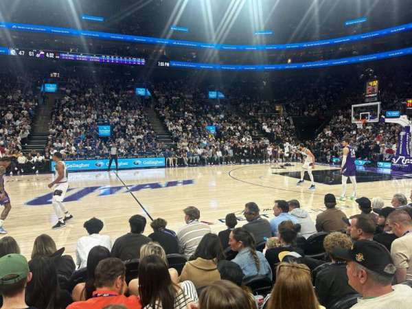 Delta Center, section: 18, row: 4, seat: 8
