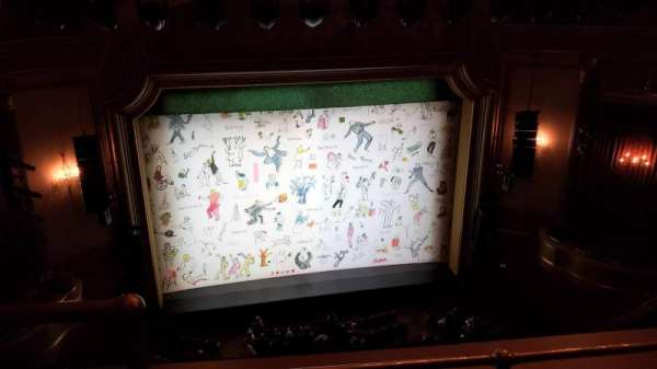 St. James Theatre, section: Balcony C, row: B, seat: 114