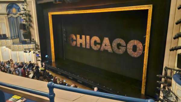 Ambassador Theatre, section: Front Mezzanine R, row: B, seat: 2