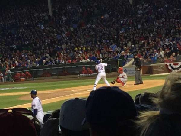 Wrigley Field, section: 110, row: 4, seat: 4