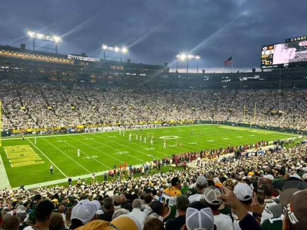 Lambeau Field, section: 129, row: 49, seat: 9