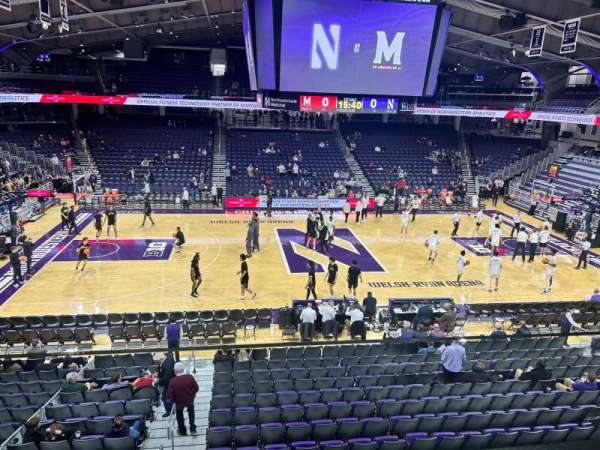 Welsh-Ryan Arena, section: 219, row: 1, seat: 26