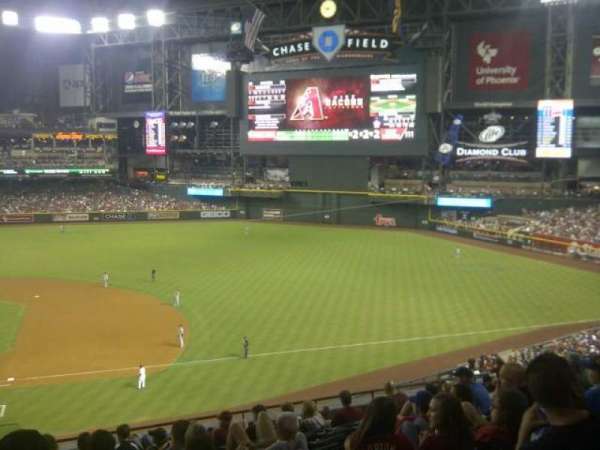 Chase Field, section: 207, row: 11, seat: 18